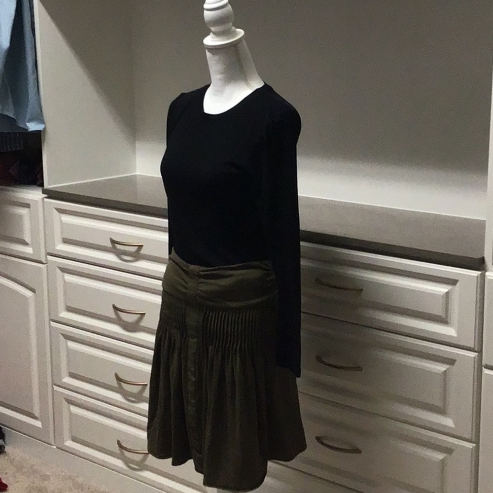 Anthropologie Cordelia Hunter Green Skirt
